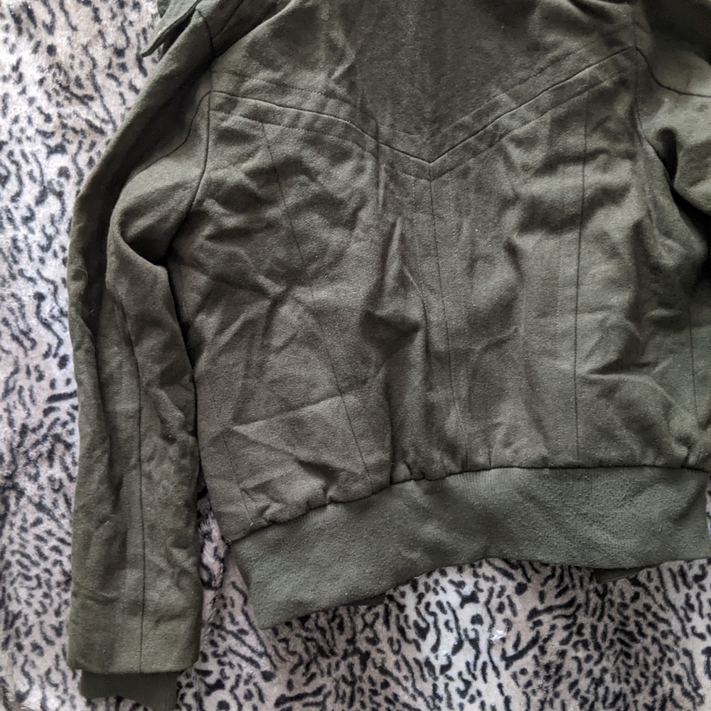 Wool bomber coat - Picture 9 of 10